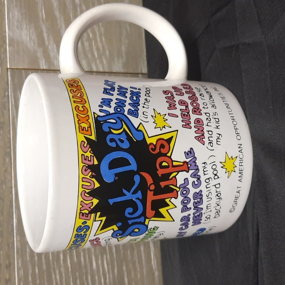 Sick day tips coffee mug tea mug